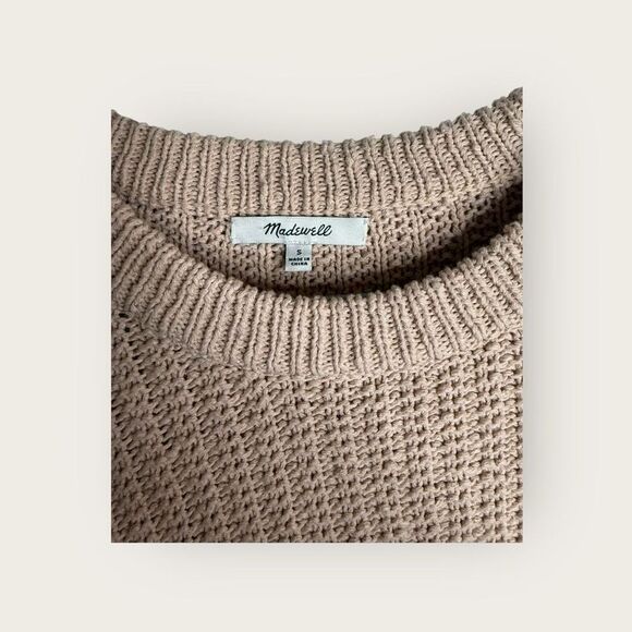 Madewell Bobble Pullover Sweater Avalon Pink Size Small - Picture 8 of 9